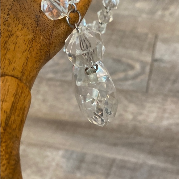 Vintage Elegant Lightweight Heart Pendant Necklace 12” SO SPARKLY 💫 - Picture 12 of 16